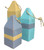 Buoys, Yellow, blue, Aqua Fishing buoys 
Nautical Seasons 