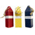 12" set of 3 wooden buoys:  Combo of 3 colors 
Made in the USA   Nautical Seasons 