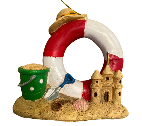 Sand Castle Life Preserver Beach Ornament
Nautical Seasons