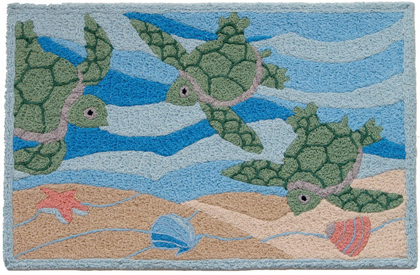 Sea Turtle Rug 
Nautical Seasons