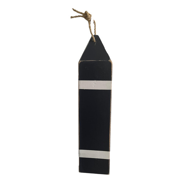 Large Wall Buoy with Rope, Custom made, Personalization available shown in Nautical Navy Blue, available in other colors 24" tall.