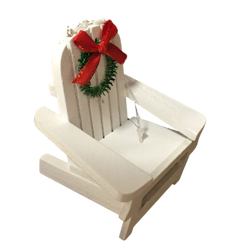 Seaside Adirondack Chair Christmas Tree Ornament