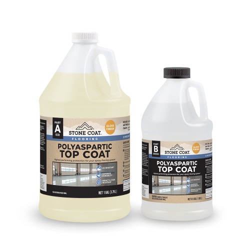 Take your home improvement project to the next level with Stone Coat Polyaspartic Top Coat for Flooring! This professional-grade topcoat is designed just for the DIY