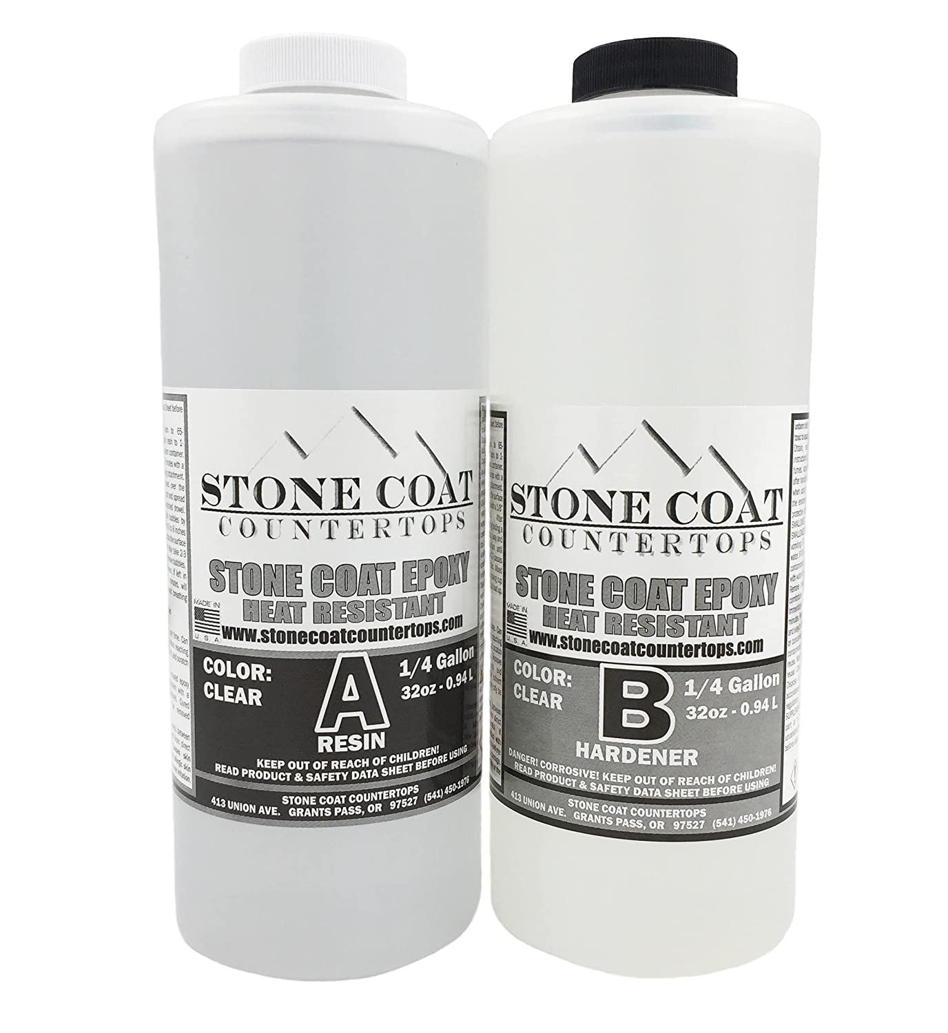 Stone Coat Countertops 4 Gallon Epoxy Resin Kit DIY Countertop Epoxy for  Kitchens, Bathrooms, and Woodworking Heat-resistant Epoxy 