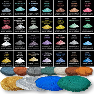 Blaze Orange - Eye Candy Pigments - Neon metallic mica pigments