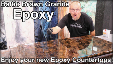 Stone Coat Countertops Baltic Brown Granite Epoxy Countertop Kit