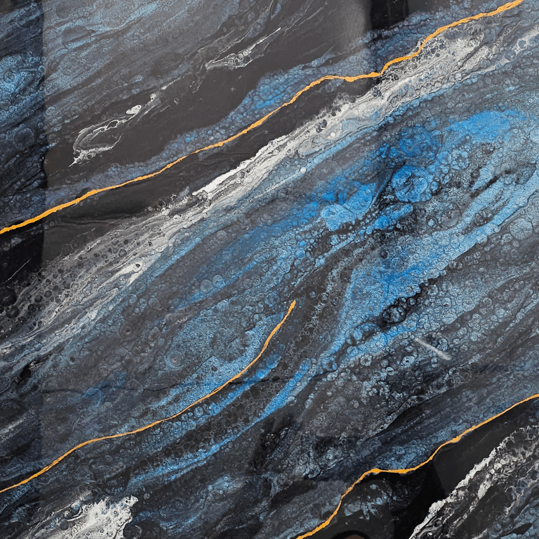 Blue Fractured Granite