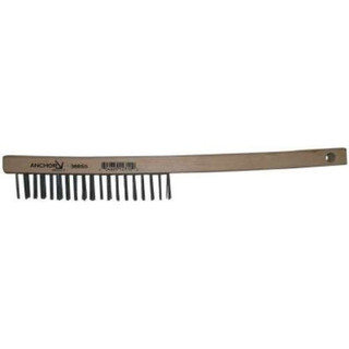 Anchor Brand Hand Scratch Brush, 3" X 19" Rows, Carbon Steel Bristles, 12/Box, 102-388 Anchor Brand Hand Scratch Brush, 3" X 19" Rows, Carbon Steel Bristles, 12/Box, 102-388