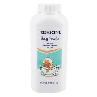 Freshscent 4 oz. Talc-Free Baby Powder, 48/Case, PCS4