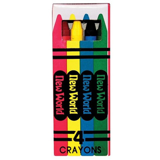 4-Pack of Crayons, 10/Box, 36 Boxes/Case, CR4