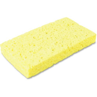 Cellulose Small Sponge Yellow, 6/Pack, 8 Packs/Case