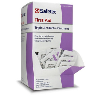 Safetec Triple Antibiotic Ointment .5 gram 144/Box, 12 Boxes/Case, 53214