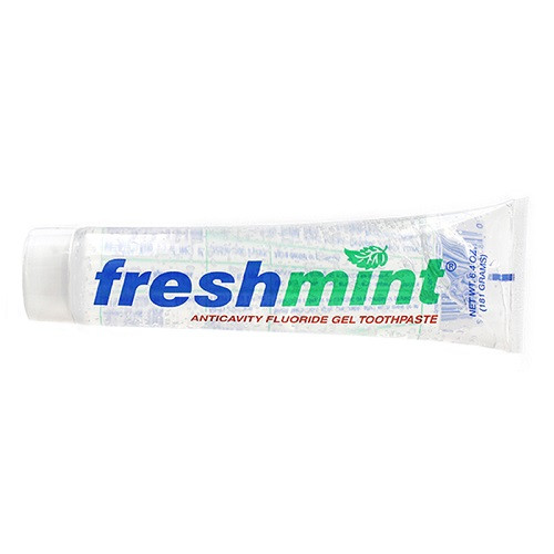 Freshmint 6.4 oz. Clear Gel Anticavity Fluoride Toothpaste, 48 Pack, CG64