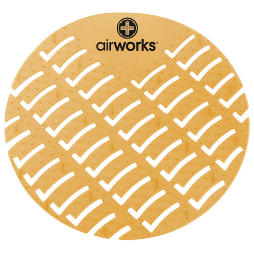 Airworks Urinal Screen, Mango, Orange, 10/Box, AWUS007-BX
