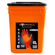 Guardall 8.0 Mil Orange Nitrile PF Industrial Gloves, Diamond Texture, 500/Bucket, B8150D