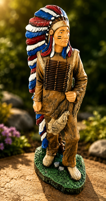Detailed Standing Indian