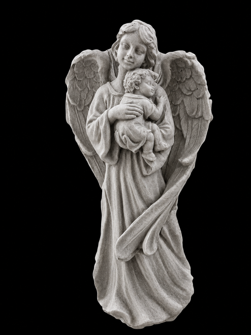 19" Angel w/ Baby