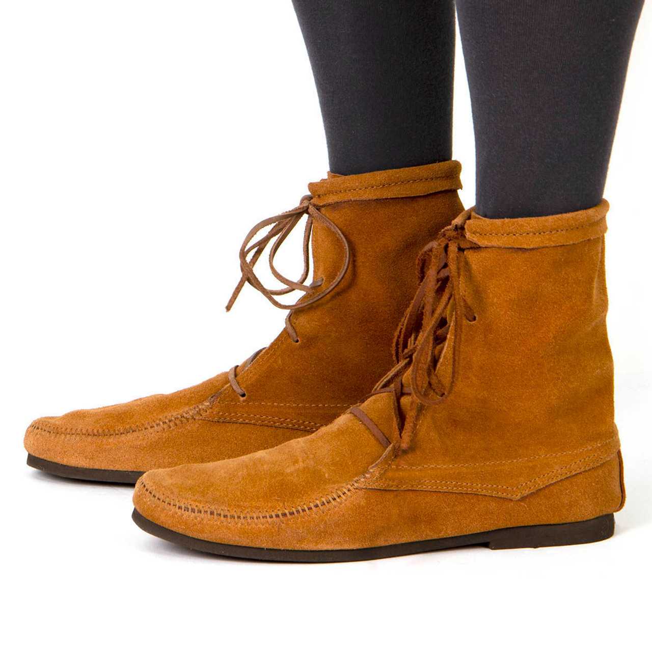 1828 Low Suede Boots without Fringe-img-1