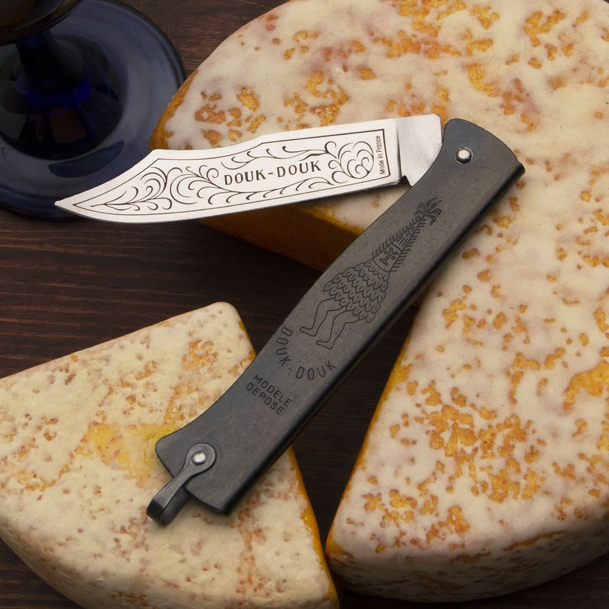 Douk Douk Steel Handled Folder - Atlanta Cutlery