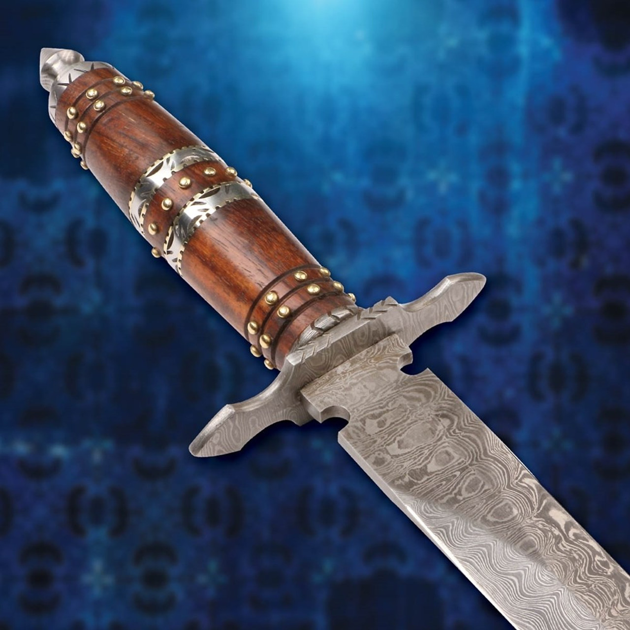 4018 Camelot Damascus Dagger-img-3