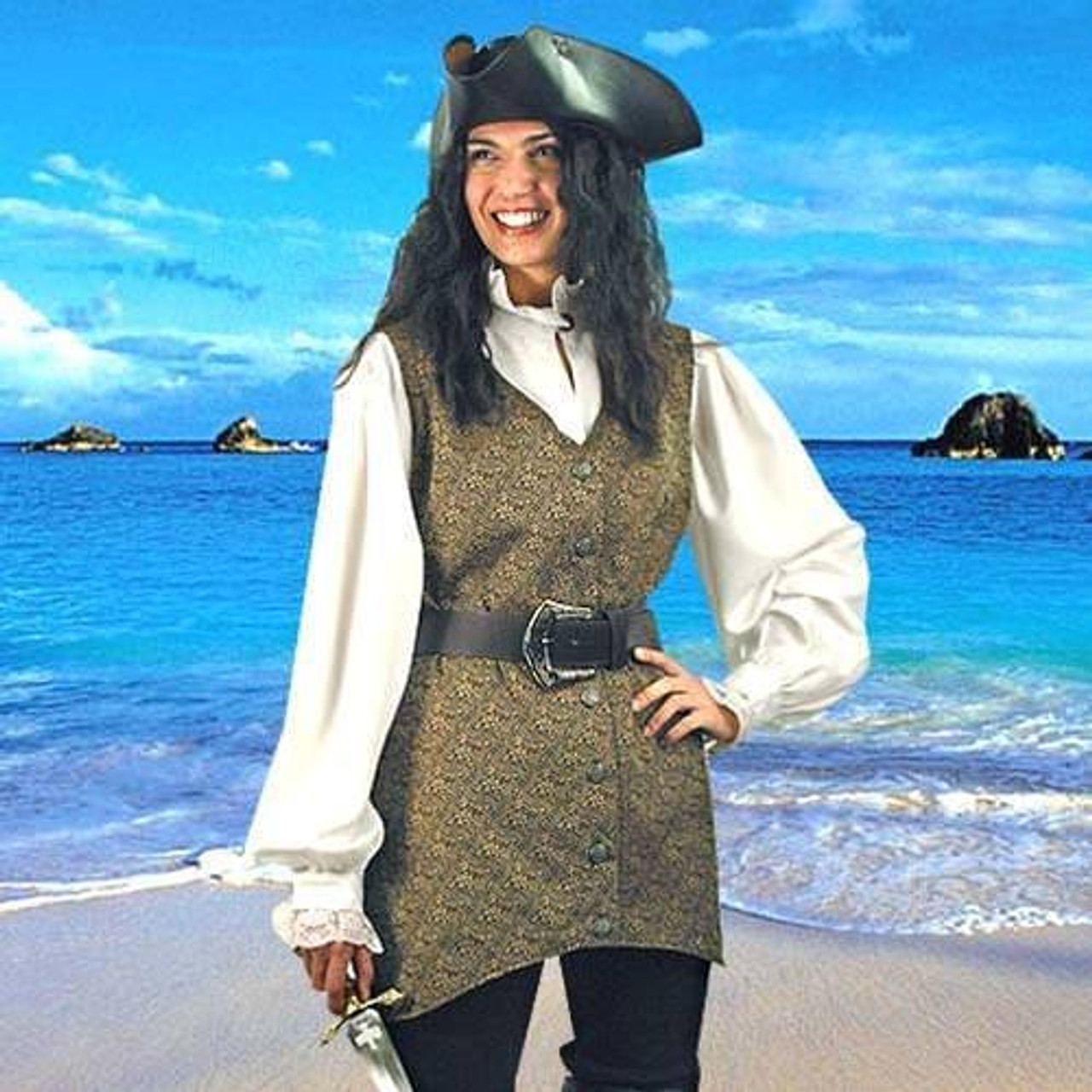 1018 Mary Read Pirate Vest-img-1