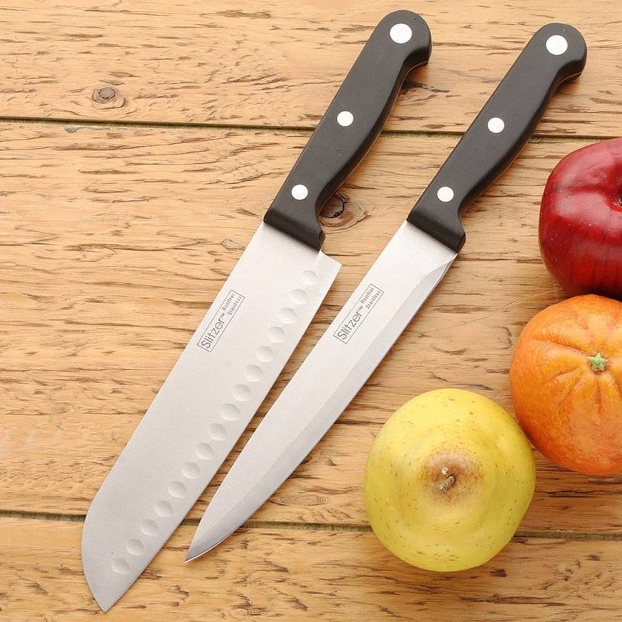Slitzer Germany Chef Knife 8 inch, Multipurpose, Sharp Kitchen Knife, German Stainless Steel, Ergonomic Handle, Home or Professional Use.
