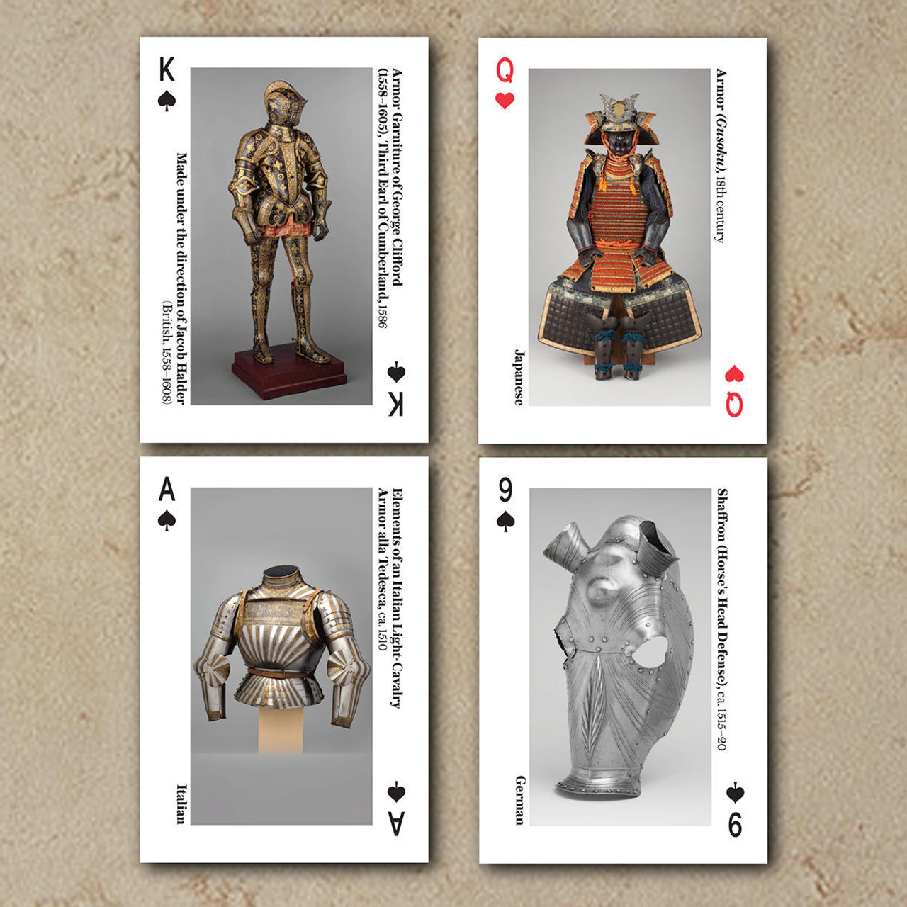 5576 Metropolitan Museum Armor Playing Cards-img-1