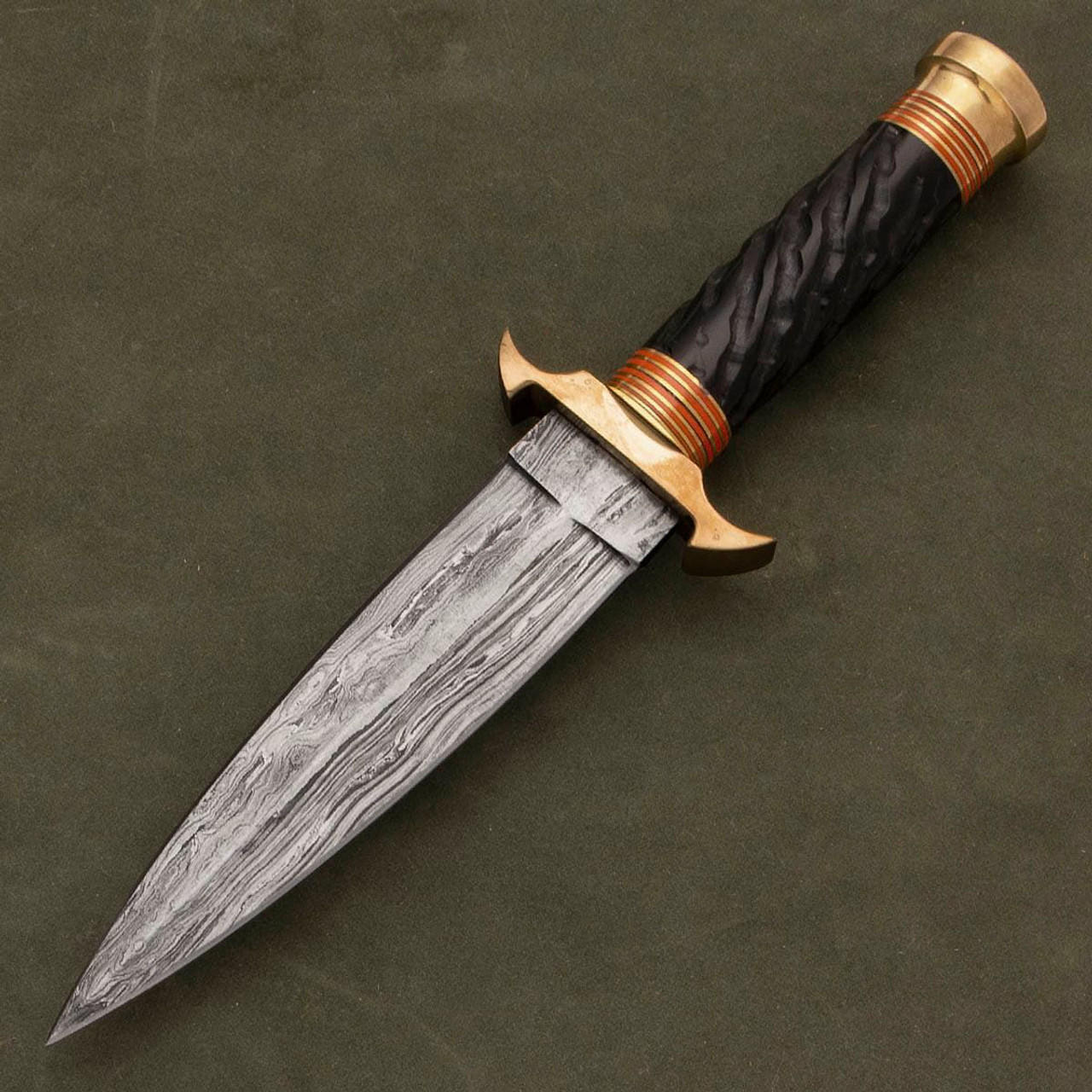 4506 Fang of the Dragon Damascus Dagger-img-0