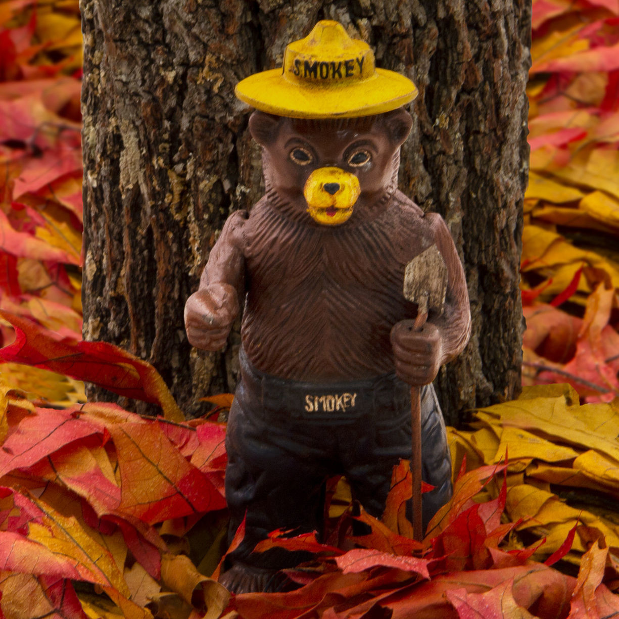 Smokey Bear Cast Iron Bank – Black Bear Piggy Bank