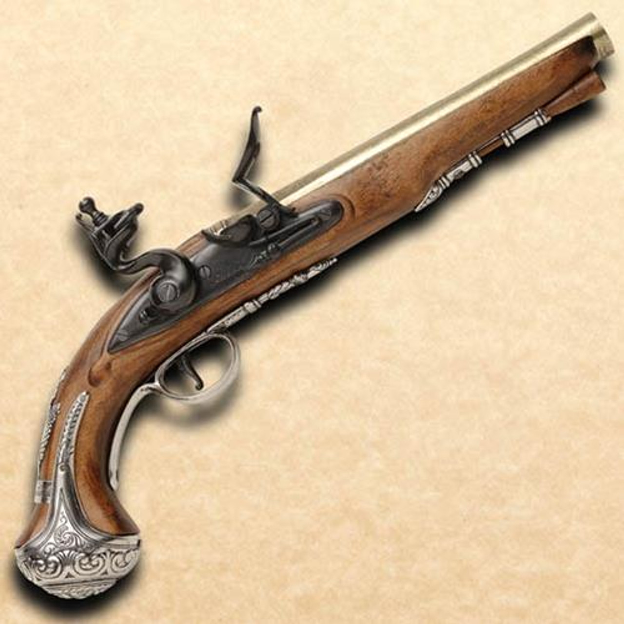 3544 George Washington Flintlock Pistol-img-0