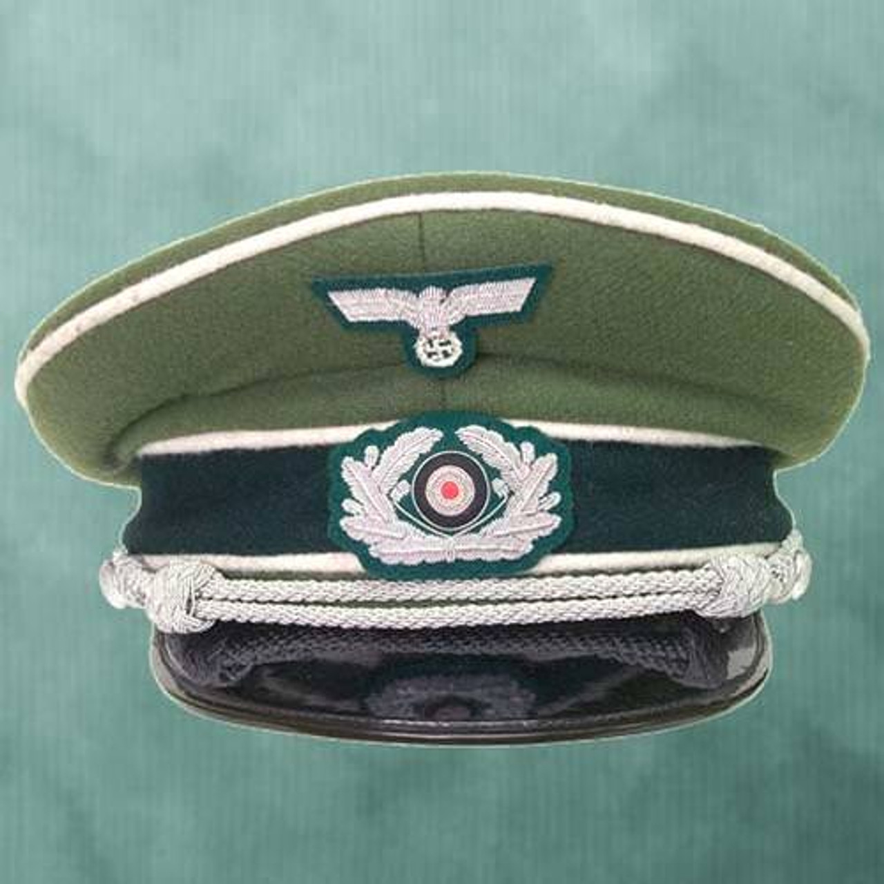 2206 German WWII Reproduction Wehrmacht Officerâ€s Cap-img-0