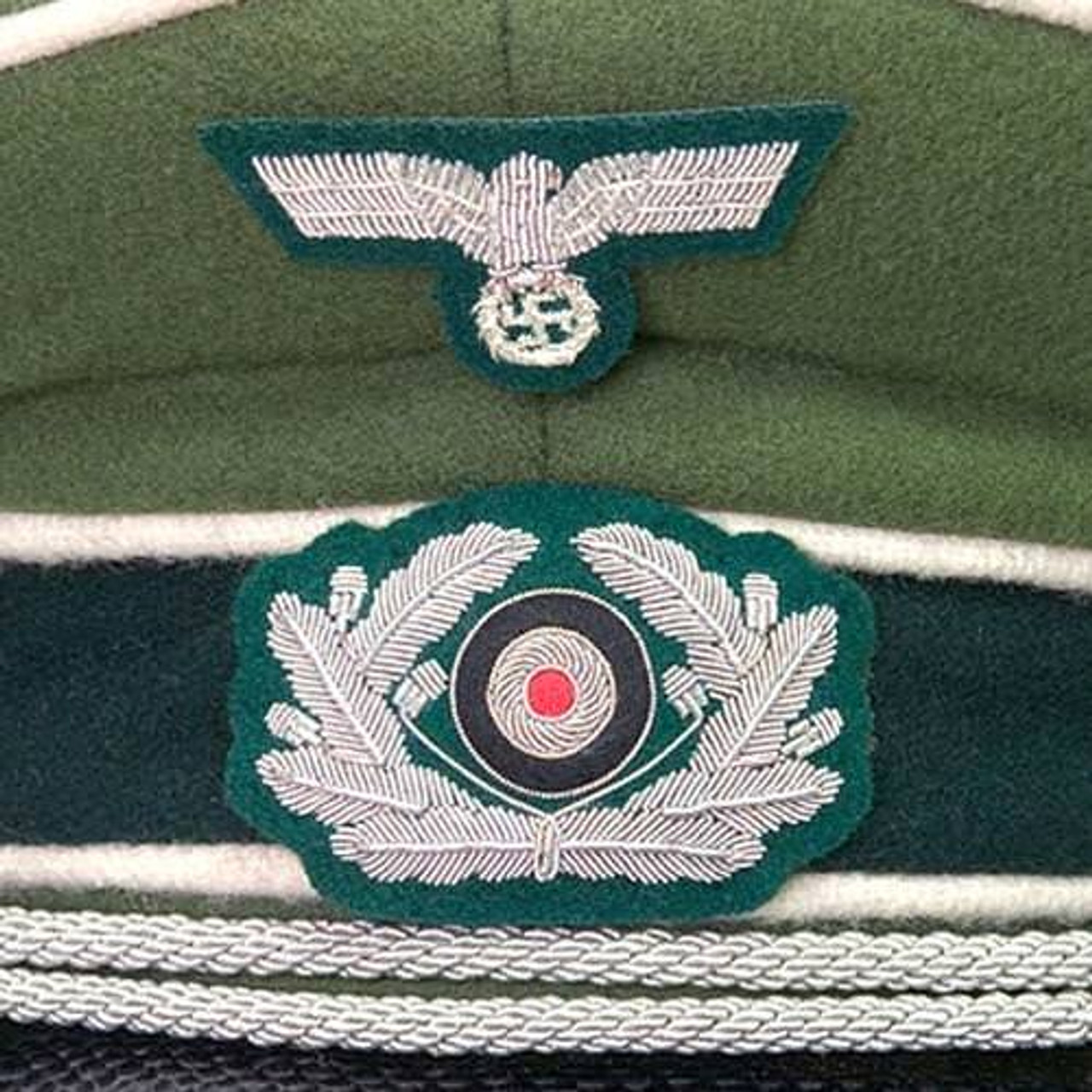2206 German WWII Reproduction Wehrmacht Officerâ€s Cap-img-1