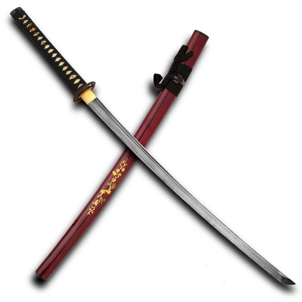 Stavning Imponerende Vilje Hand Made Blossom Katana with Damascus Blade - Atlanta Cutlery Corporation