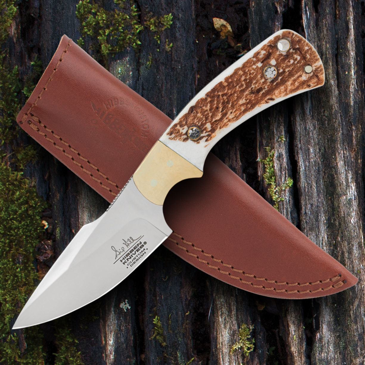 Hibben Diamondback Stag Knife - Atlanta Cutlery Corporation