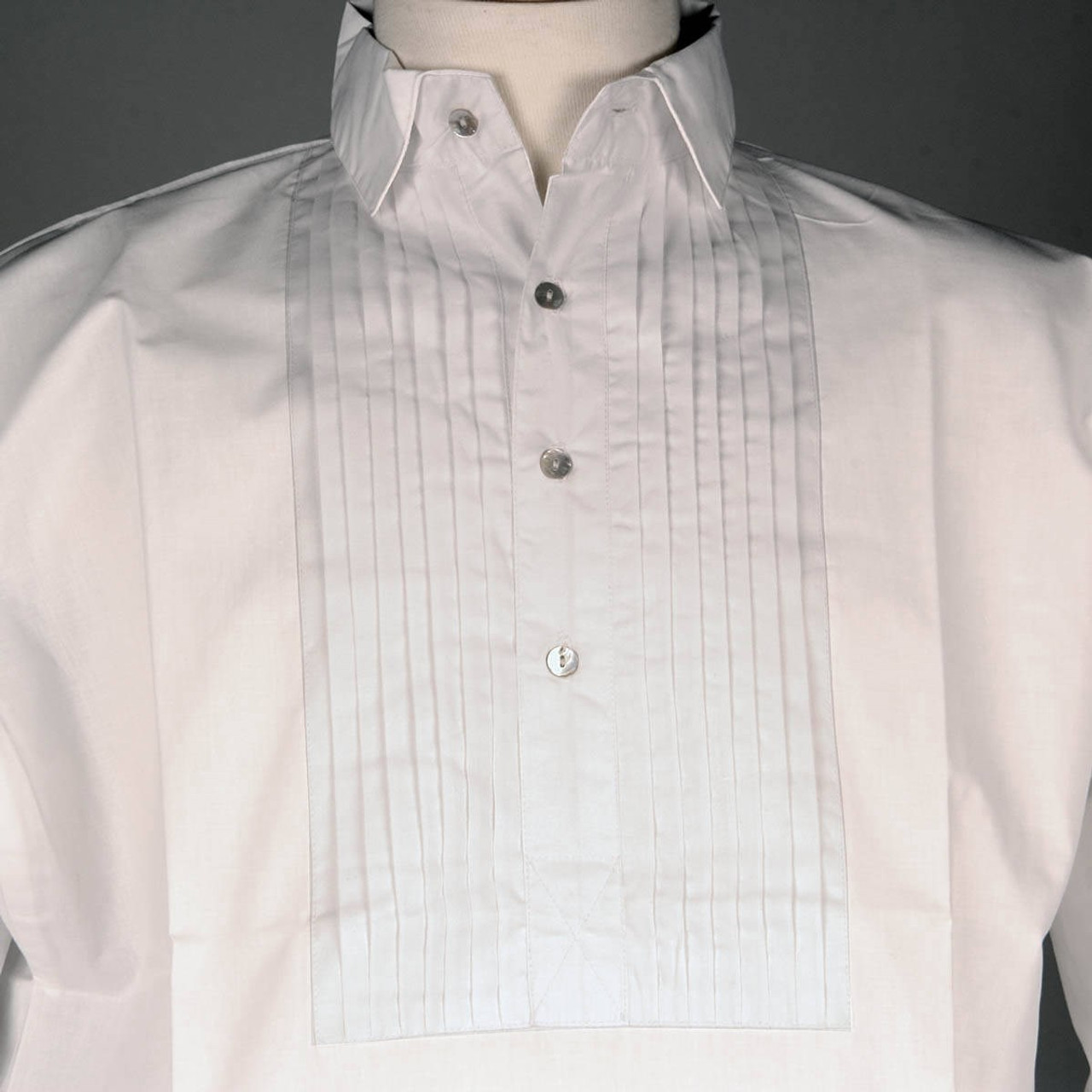 0914 Pleated Front Dress Shirt-img-1