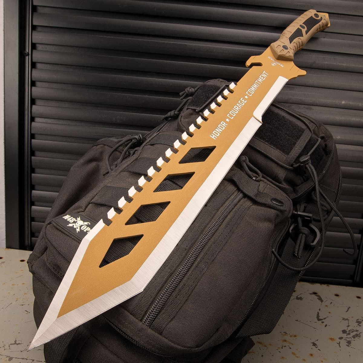 USMC Desert Ops Sawback Machete - Atlanta Cutlery Corporation