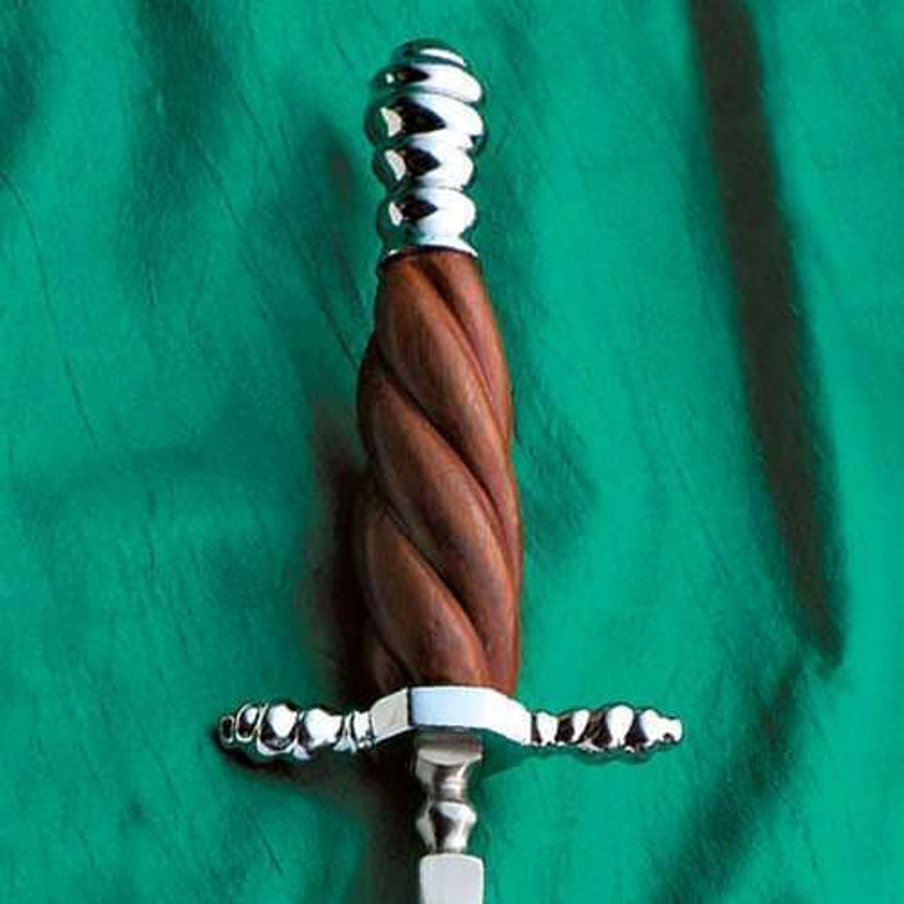 10-inch Renaissance Dagger With Steel Blade and Leather Sheath