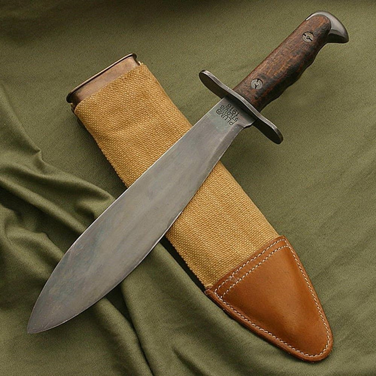 3245 US Model 1917 Bolo Knife with Scabbard-img-0