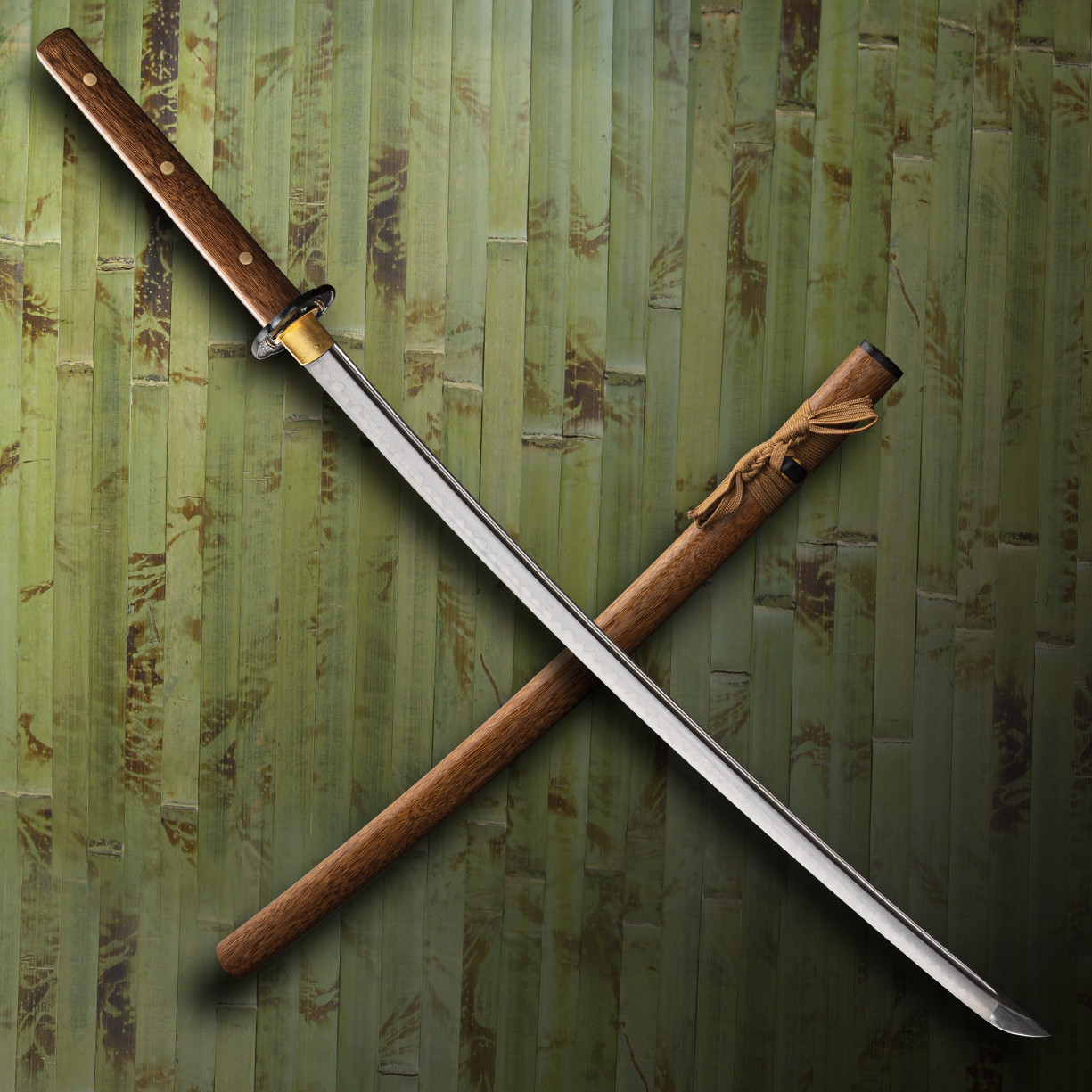 Shikoto Tigerwood Katana - AtlantaCutlery.com