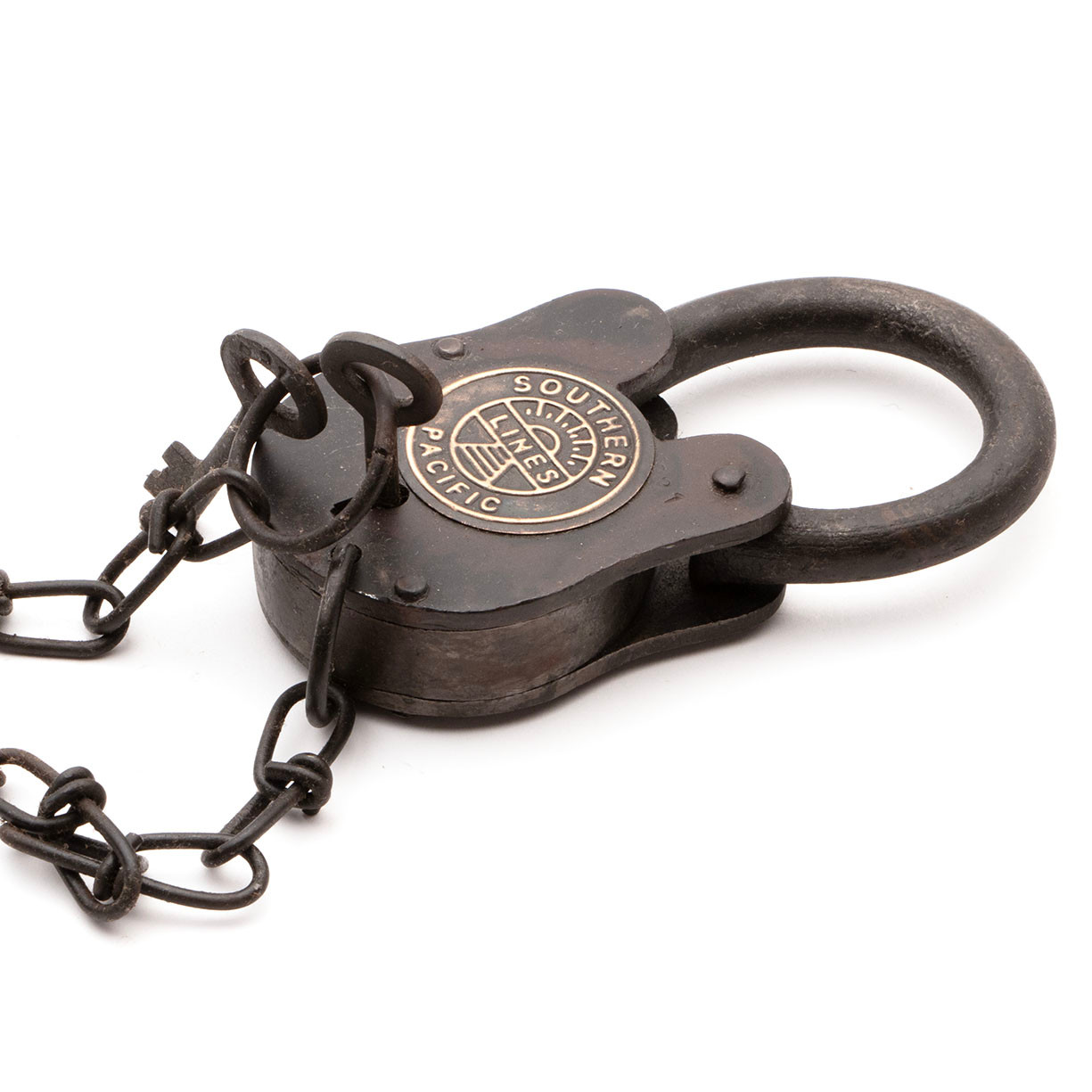 Southern Pacific Railroad Lock with Keys