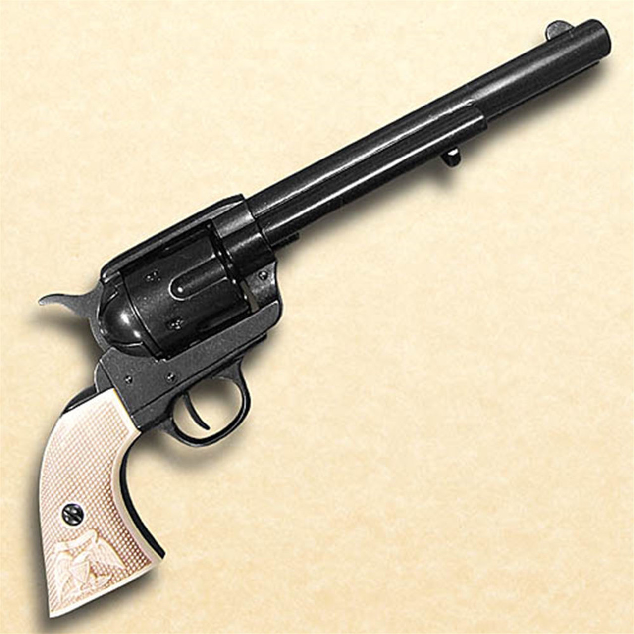 3476 1873 Cavalry Style Old West Revolver Black Finish-img-0
