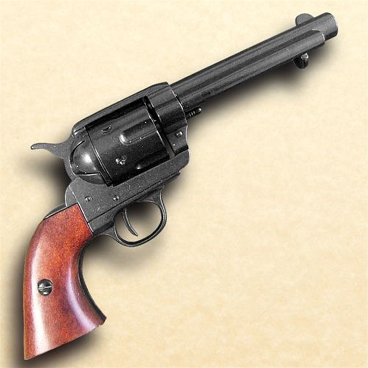 3470 1873 Fast Draw Short Barrel Old West Revolver - Black Finish-img-0