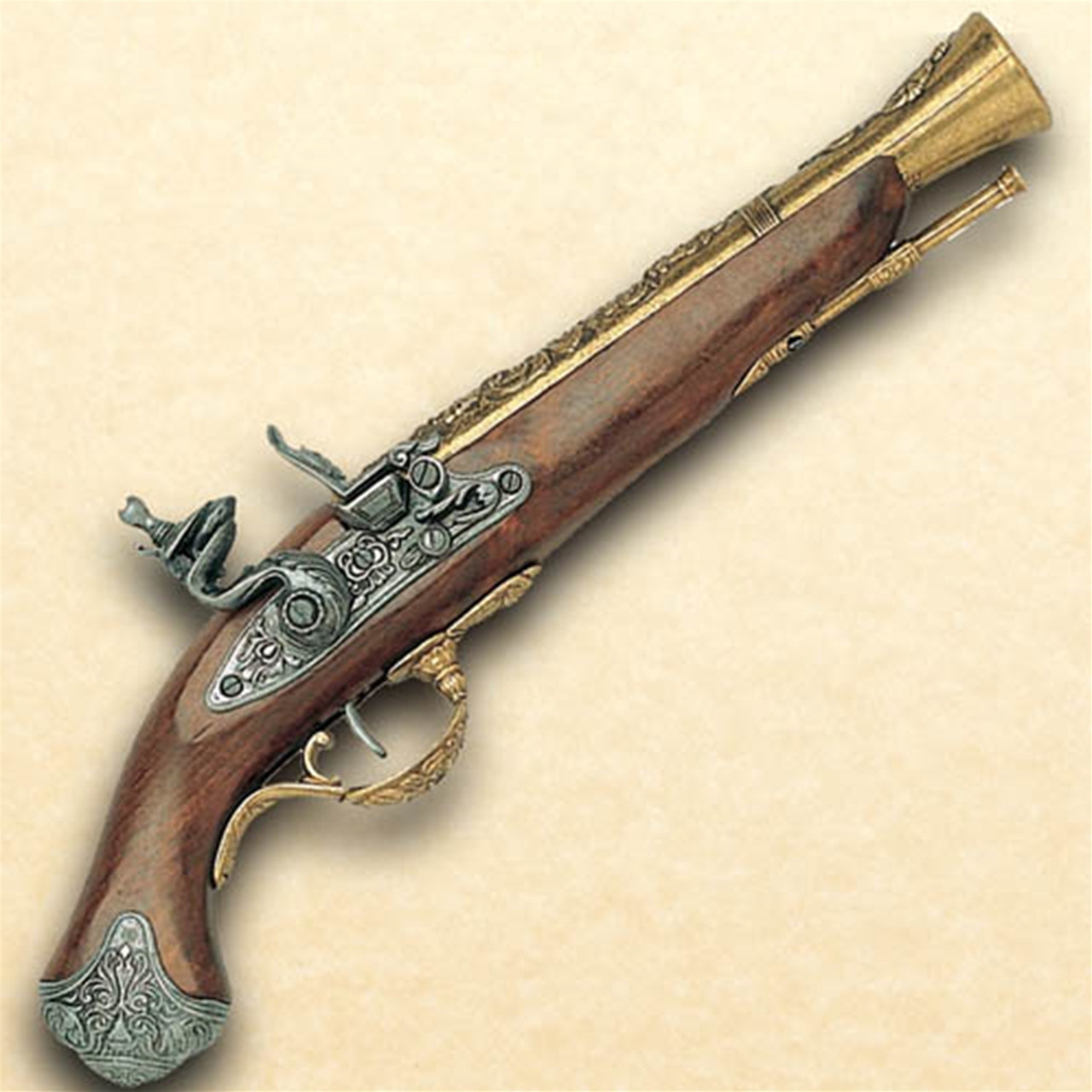 British Military Flintlock Iron Barrel Blunderbuss for sale.