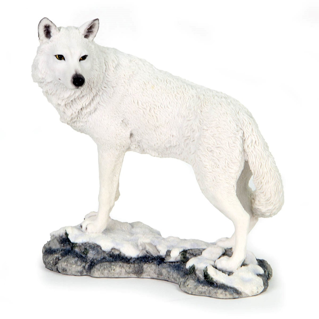 4894 White Wolf of the North Statue-img-1