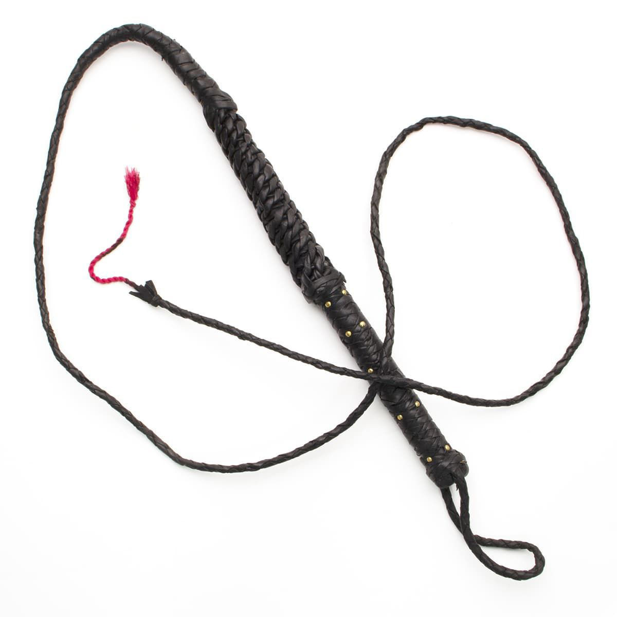 Leather Bullwhip - 8' - Atlanta Cutlery Corporation
