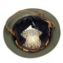 Adjustable Canvas Liner in WWI Doughboy Replica 18 Gauge Steel Helmet