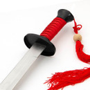 Detail of Grip and Traditional Tassel on Chinese Broadsword