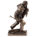 Firefighter in Action Statue