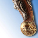 Napoleonic Flintlock - Hand carved, real wood stock