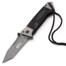 assisted opening tactical knife with spear-pointed, 3CR13 stainless steel tanto blade, G-10 scales, pocket clip, lanyard